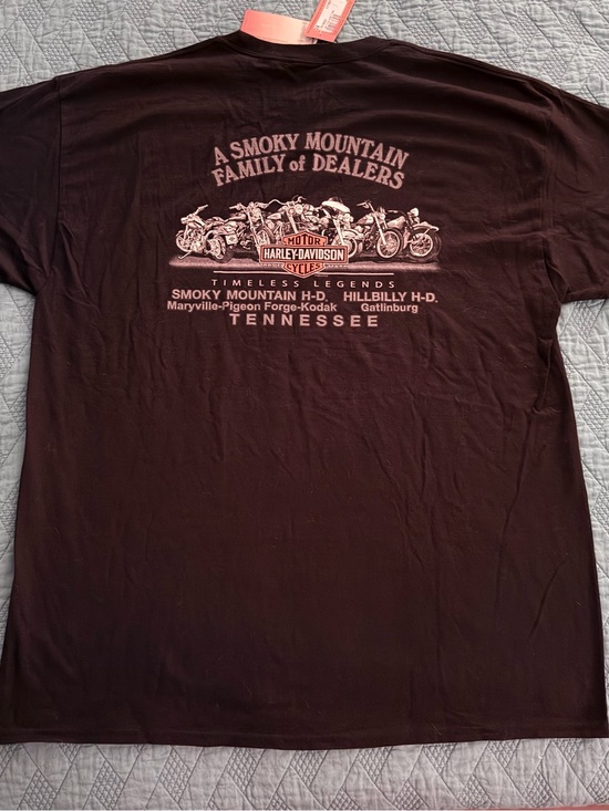 Harley-Davidson Other - Harley-Davidson Black Tee with orange Graphic